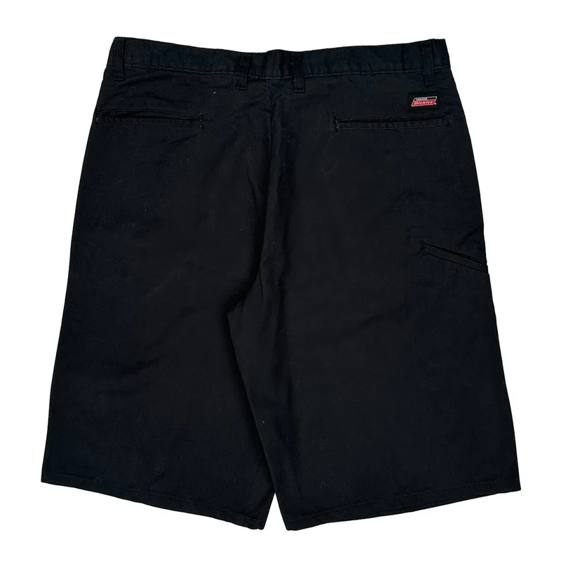 Dickies Baggy Shorts - 36W 10L Black Cotton