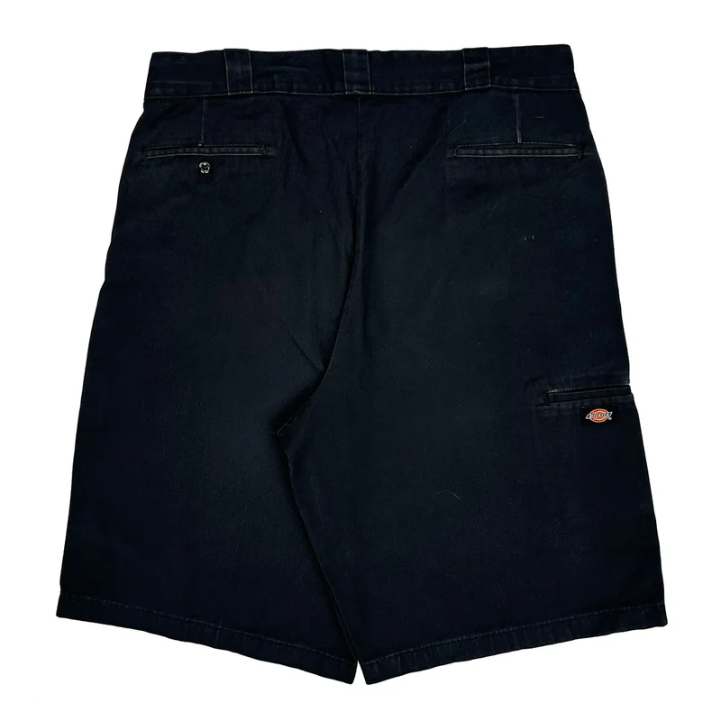 Dickies Baggy Shorts - 36W 12L Black Cotton
