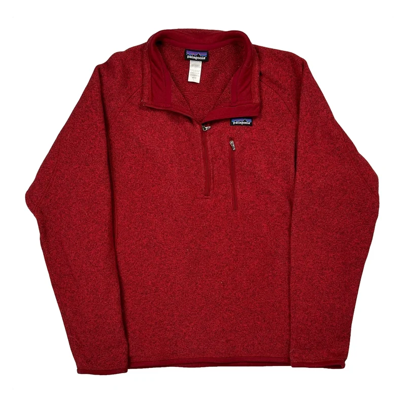 Patagonia Fleece - Large Red Polyester