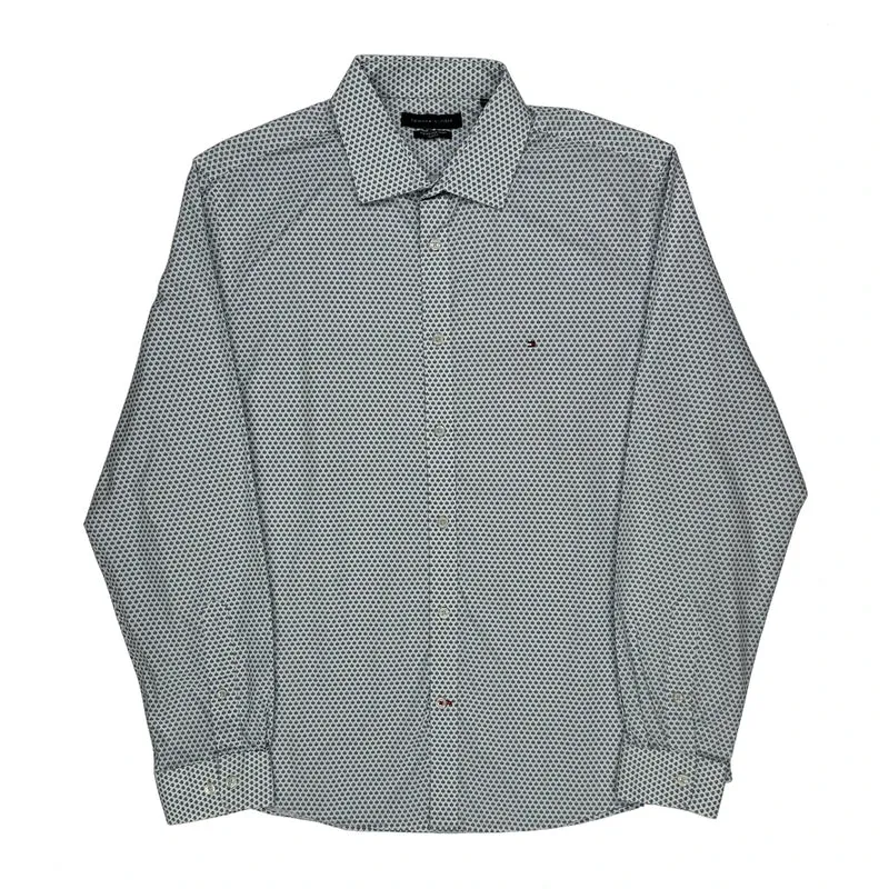 Tommy Hilfiger Slim Fit Shirt - Large White Cotton