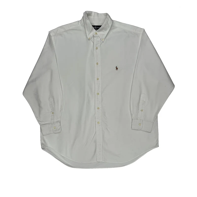 Ralph Lauren Shirt - XL White Cotton