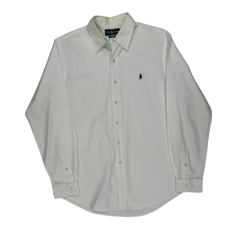 Ralph Lauren Shirt - Large White Cotton