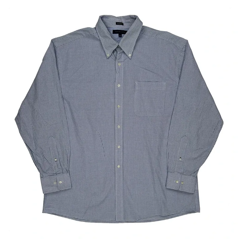 Tommy Hilfiger Checked Shirt - XL Blue Cotton