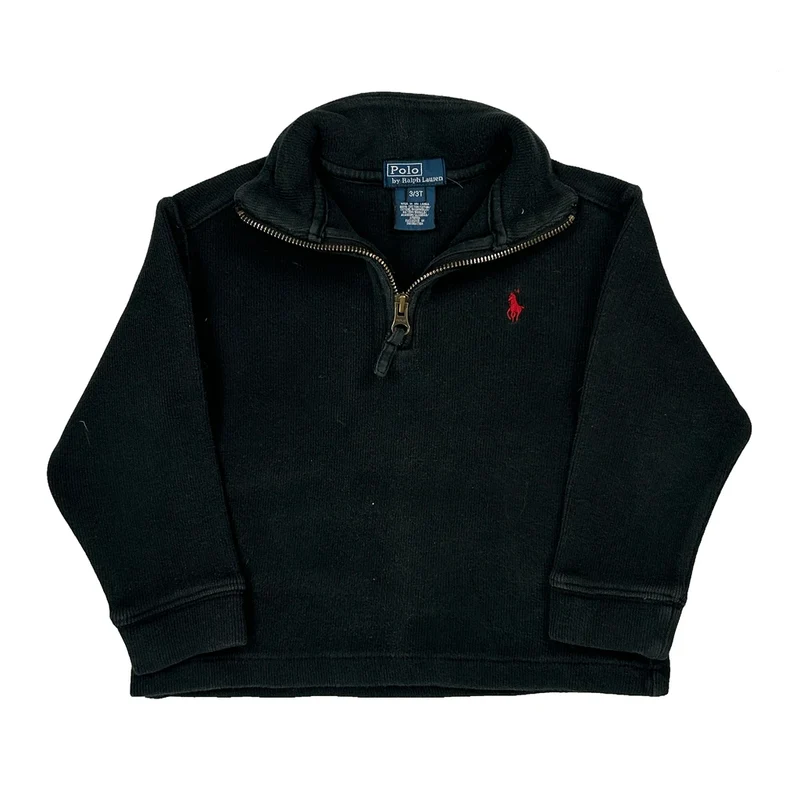 Age 3 Polo By Ralph Lauren Top - XS Black Cotton