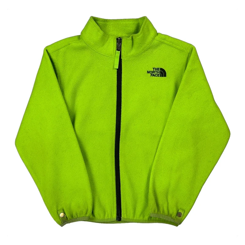 Age 6 The North Face Fleece Jacket - XS Green Polyester