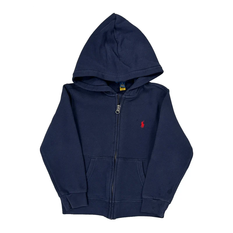 Age 5 Polo By Ralph Lauren Hoodie - Small Blue Cotton