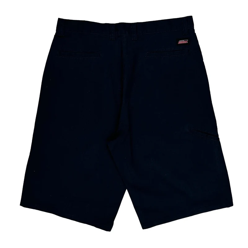 Dickies Shorts - 34W 11L Navy Polyester Blend