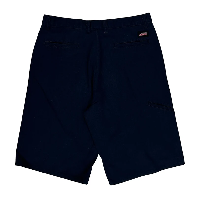 Dickies Shorts - 32W 11L Navy Polyester Blend