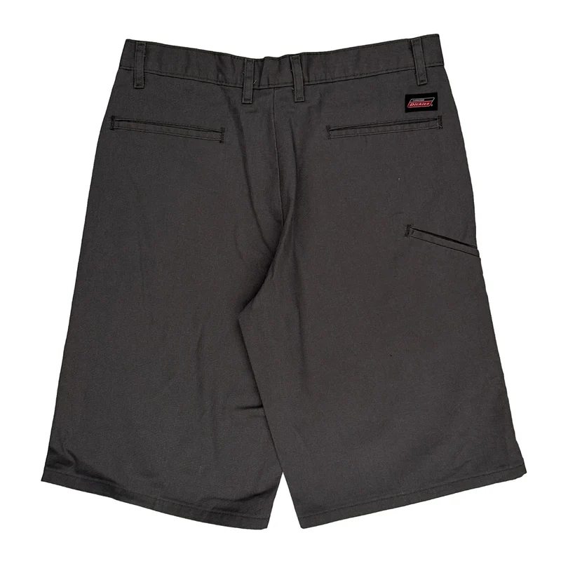 American Eagle Baggy Shorts - 32W 12L Grey Polyester Blend