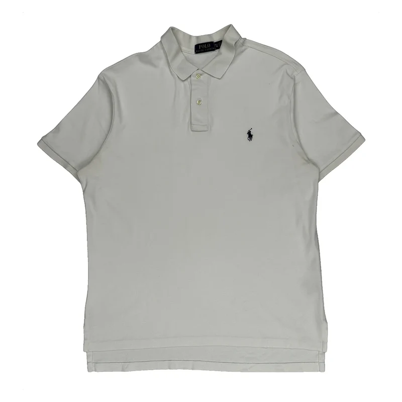 Polo By Ralph Lauren Polo Shirt - XL White Cotton