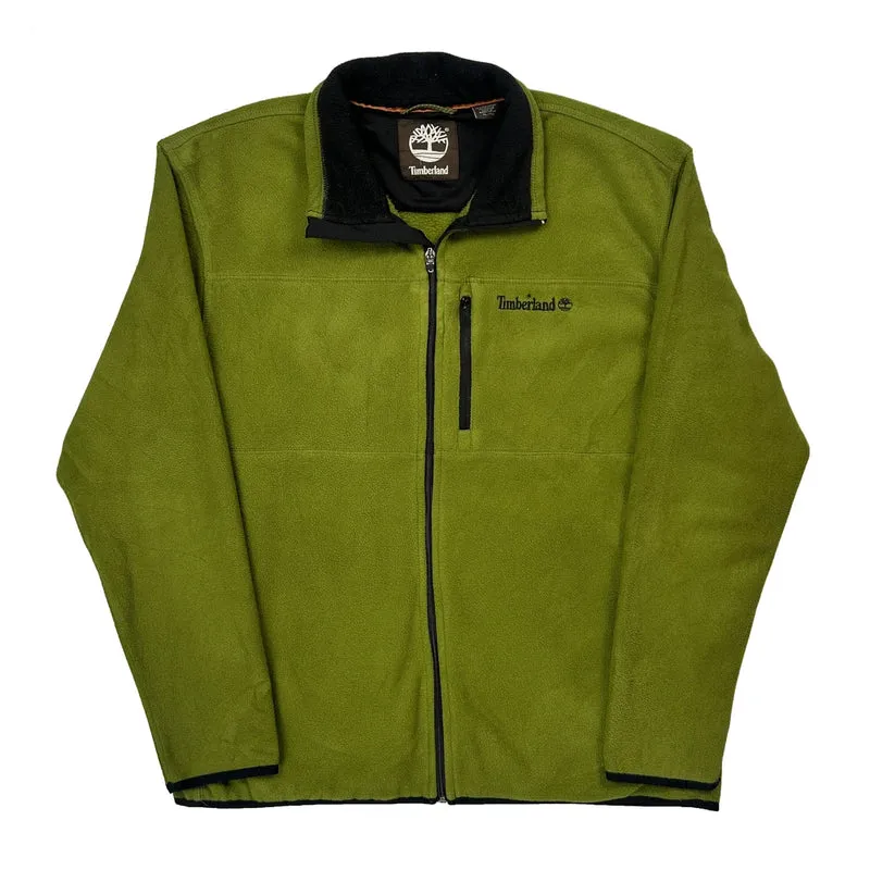 Timberland Fleece Jacket - XL Green Polyester