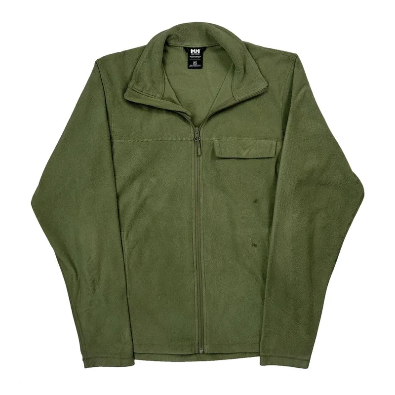 Helly Hansen Fleece Jacket - Small Green Polyester