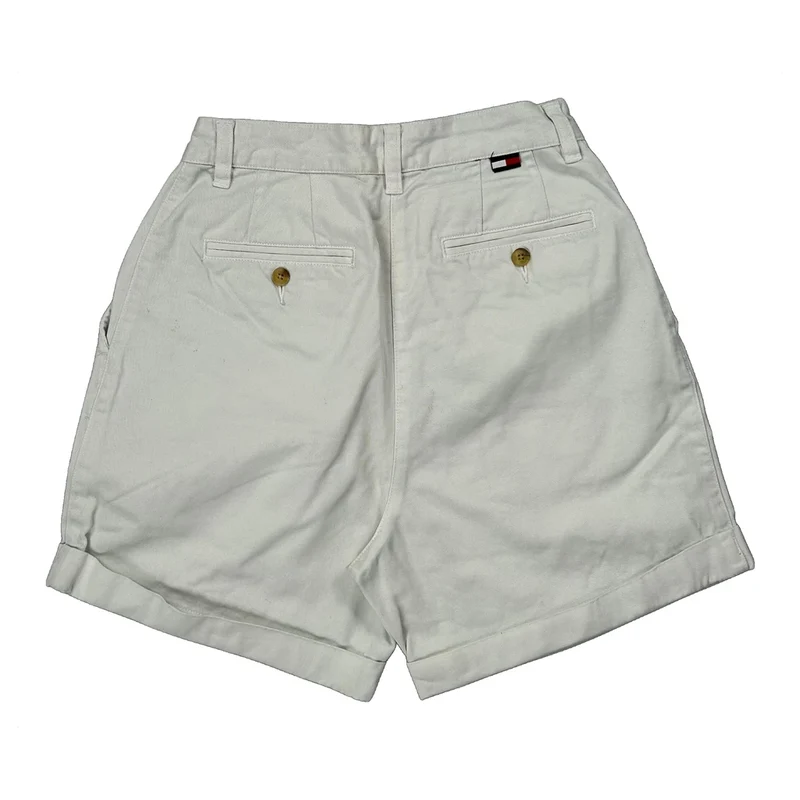 Tommy Hilfiger Shorts - 23W UK 4 White Cotton