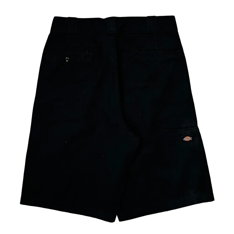 Dickies Baggy Shorts - 30W 11L Black Polyester Blend