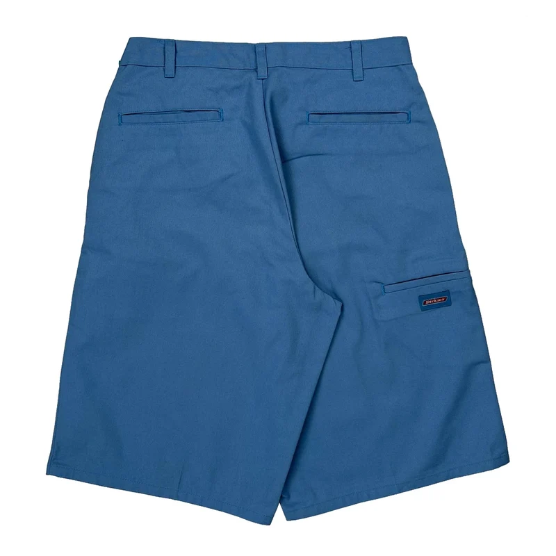 Dickies Baggy Shorts - 30W 11L Blue Cotton