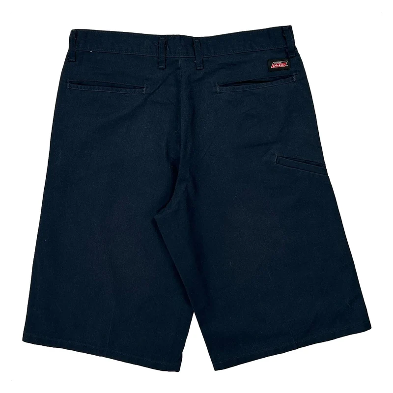 Dickies Baggy Shorts - 31W 11L Black Cotton