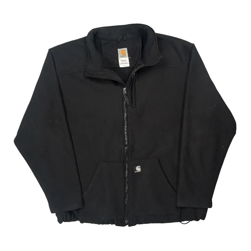 Carhartt Fleece Jacket - 2XL Black Polyester