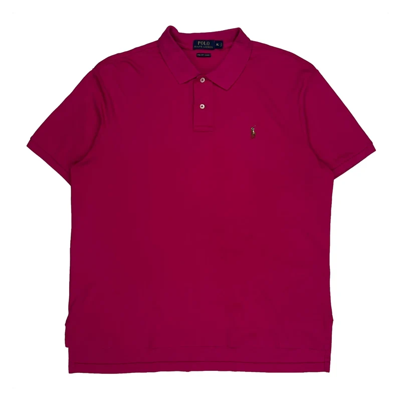 Polo By Ralph Lauren Polo Shirt - XL Pink Cotton
