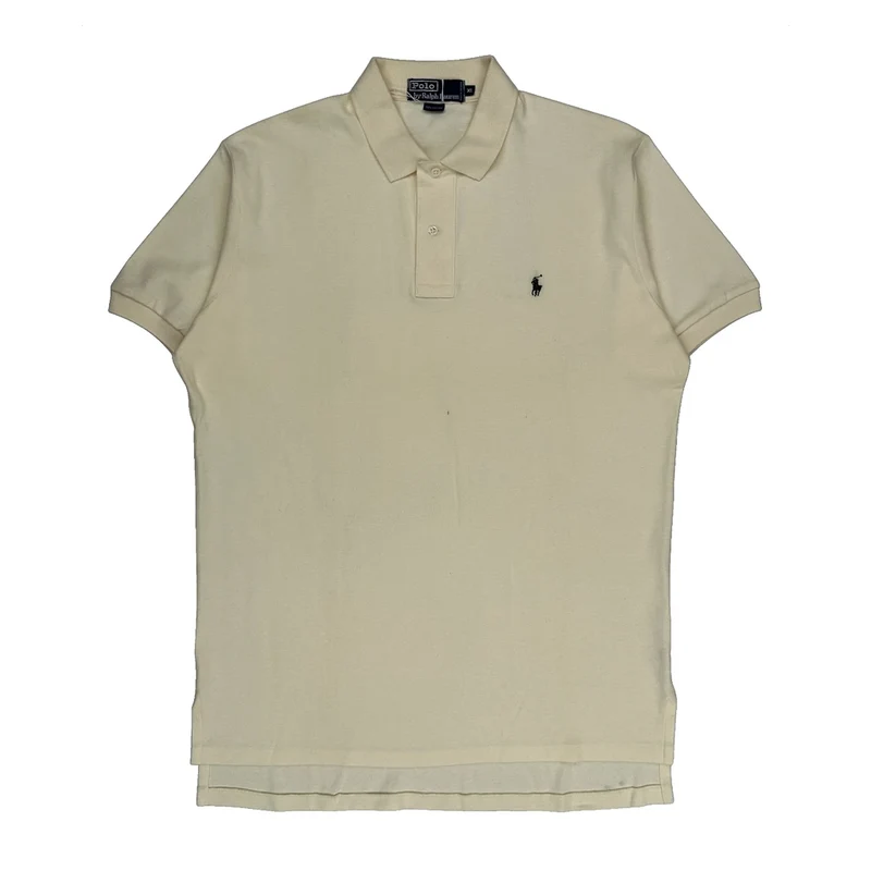 Polo By Ralph Lauren Polo Shirt - XL Cream Cotton