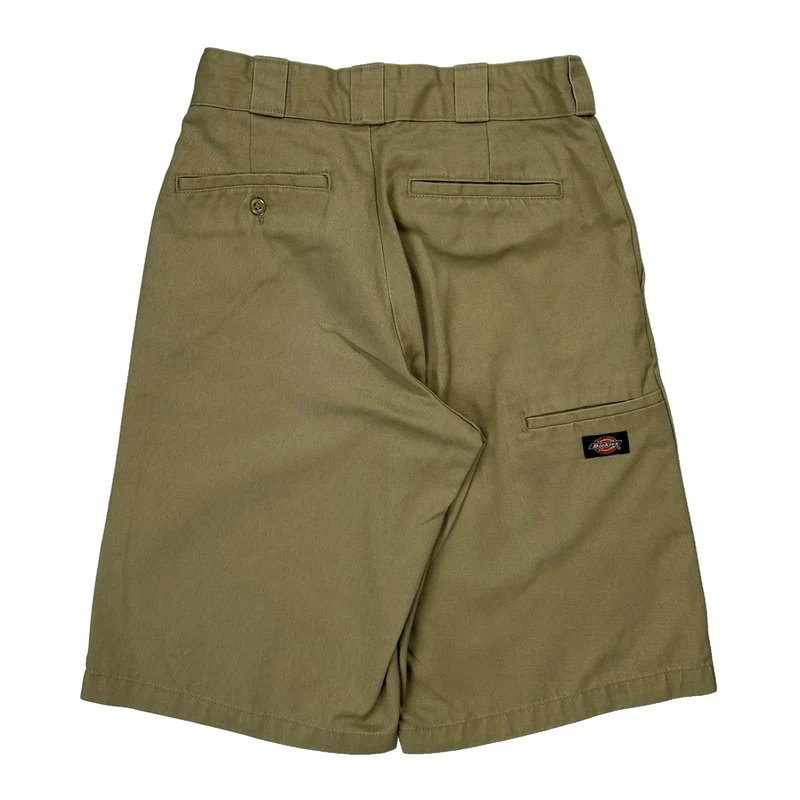 Dickies Baggy Shorts - 28W 11L Khaki Cotton