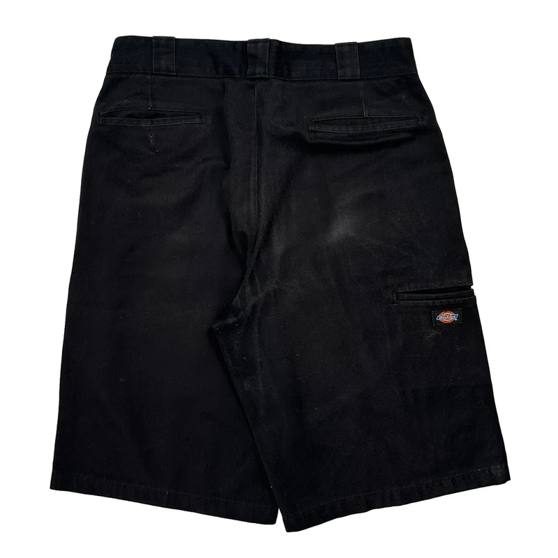 Dickies Baggy Shorts - 31W 11L Black Polyester Blend