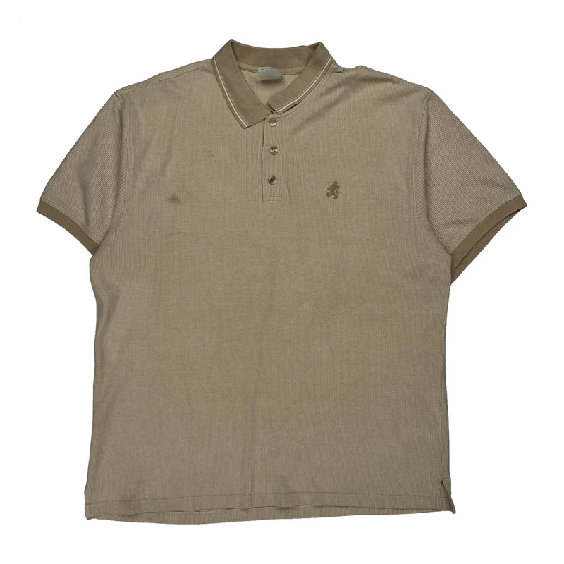 Disney Polo Shirt - XL Beige Cotton