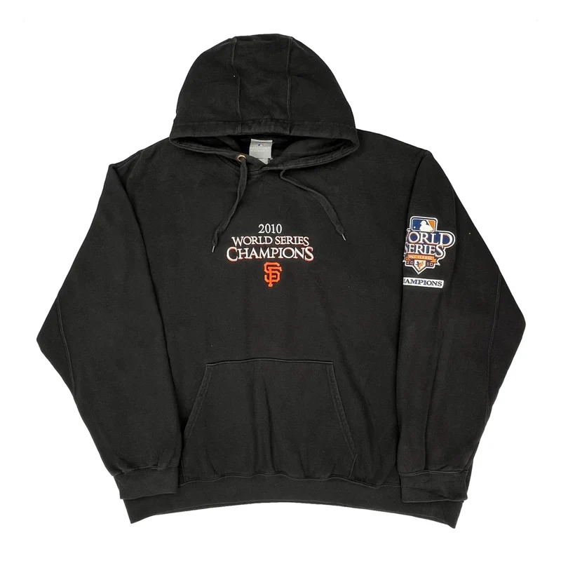 San Francisco Giants Majestic Hoodie - 2XL Black Cotton