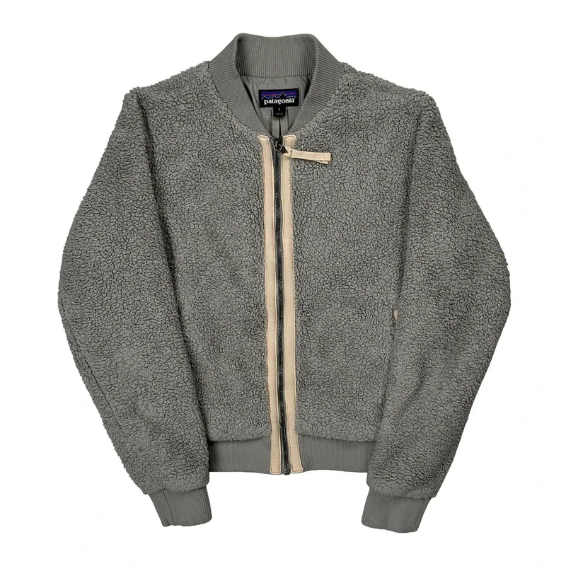 Patagonia Fleece Jacket - Small Grey Polyester