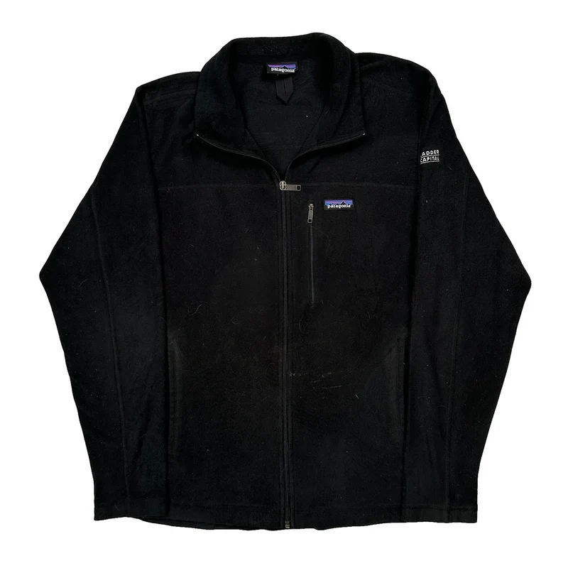 Patagonia Fleece Jacket - XL Black Polyester