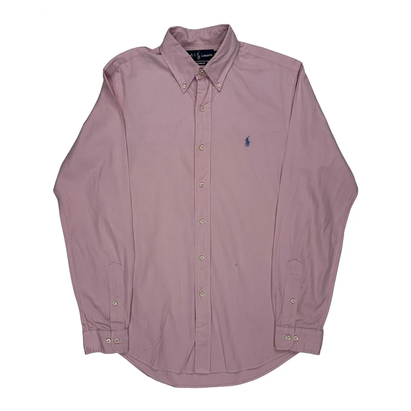 Ralph Lauren Shirt - Medium Pink Cotton
