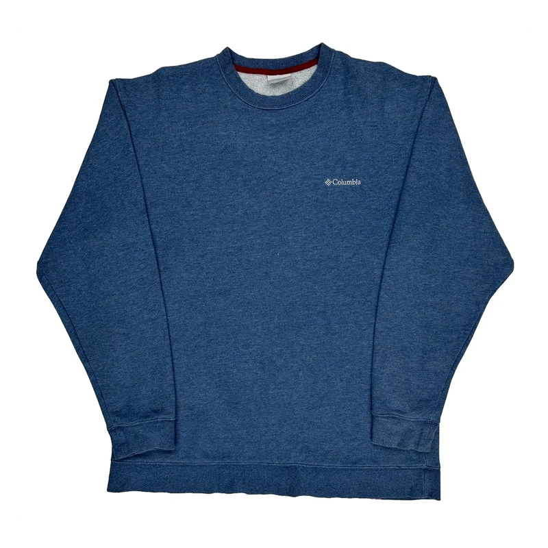 Columbia Sweatshirt - XL Blue Cotton