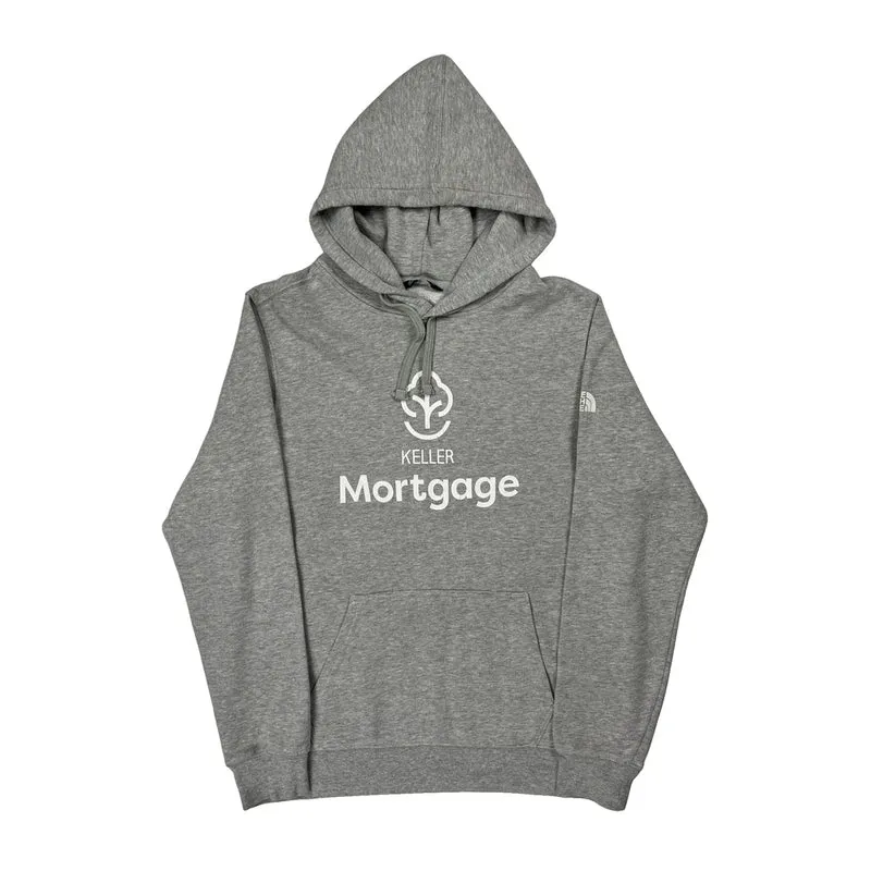 Keller Mortgage Logo The North Face Hoodie - Large Grey Cotton