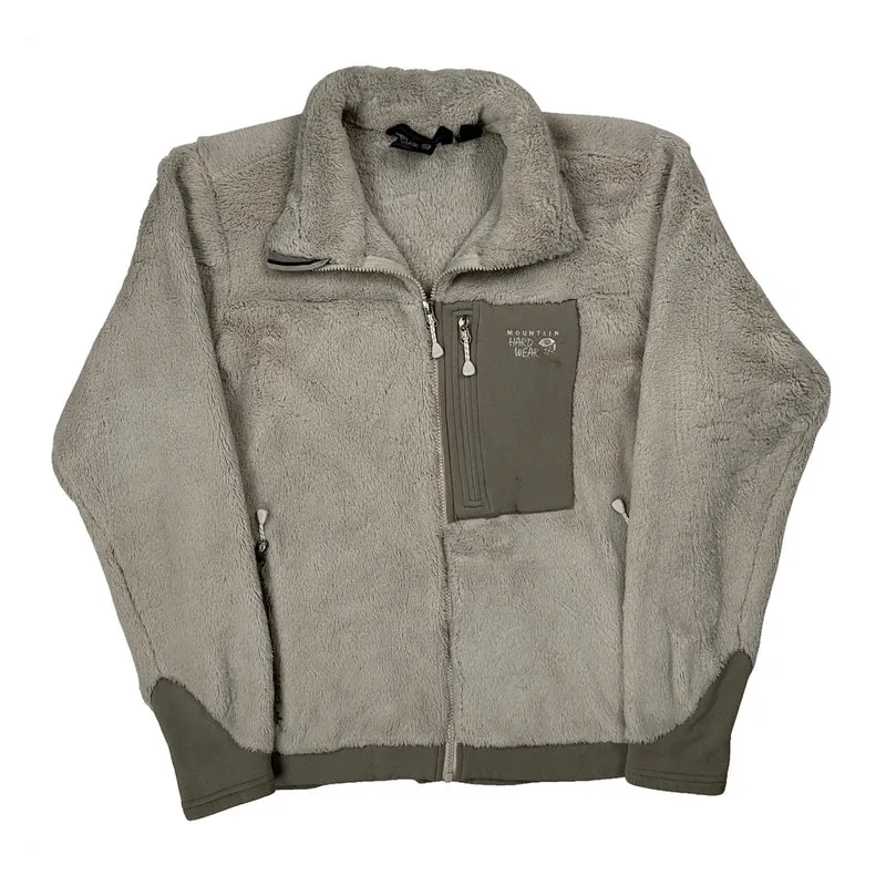Mountain Hard Wear Fleece Jacket - Large Grey Polyester