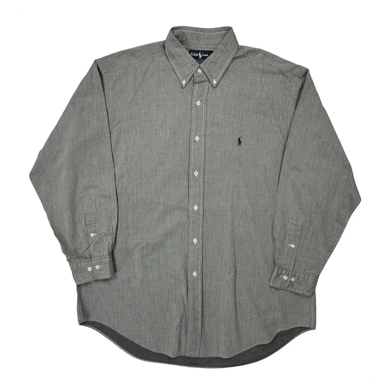 Ralph Lauren Shirt - Large Grey Cotton