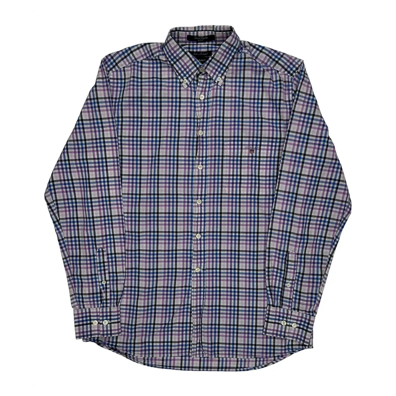 Gant Checked Shirt - Medium Multicoloured Cotton