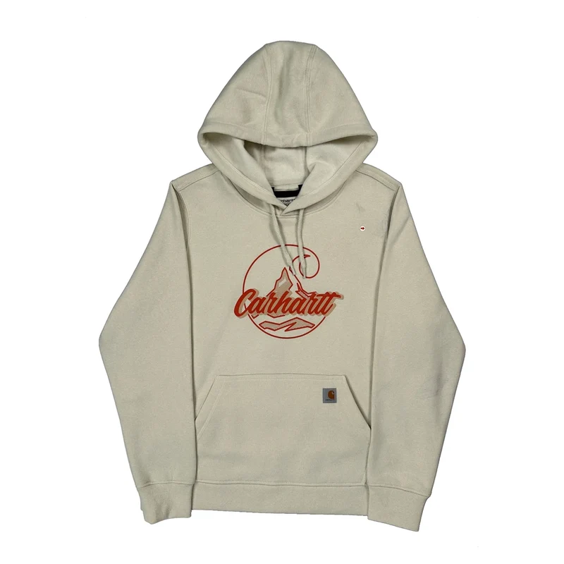 Carhartt Hoodie - XL Cream Cotton