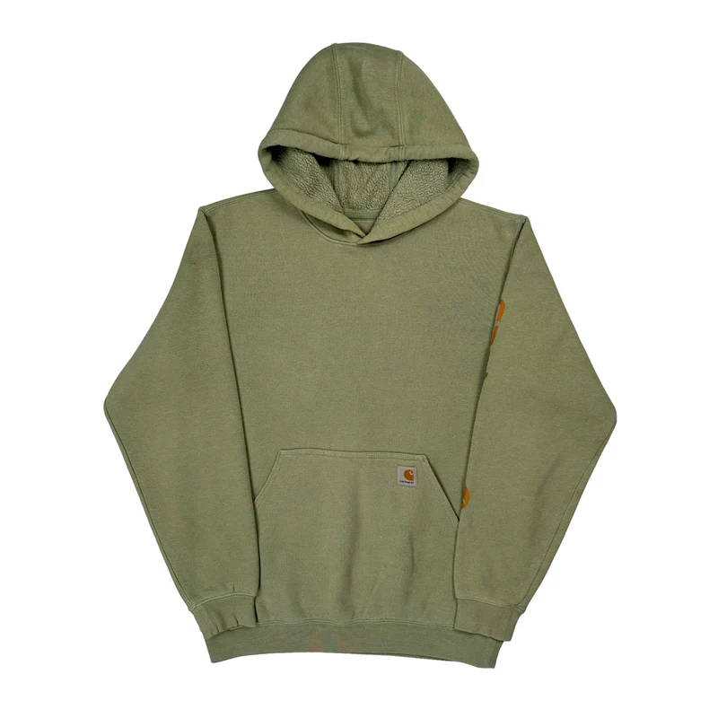 Original Fit Carhartt Hoodie - Medium Green Cotton