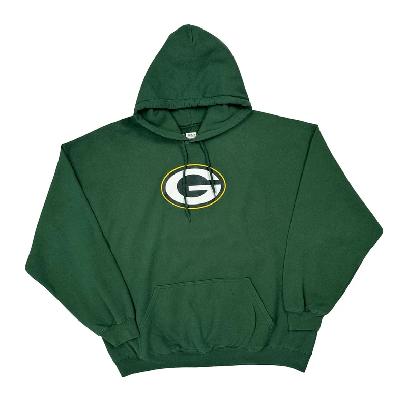 Green Bay Packers Nfl Hoodie - 2XL Green Cotton