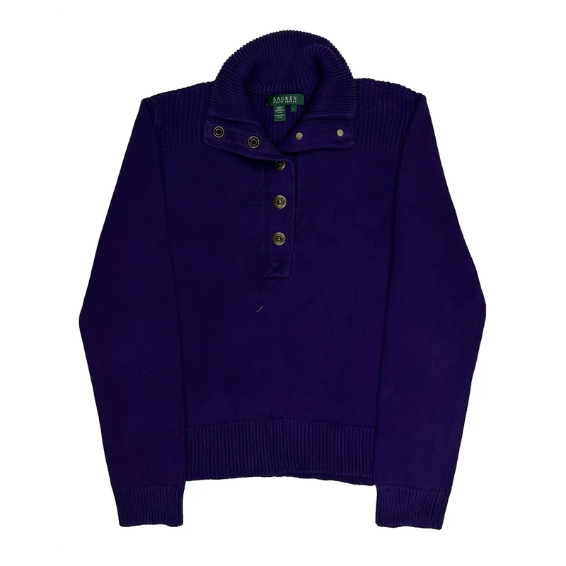 Ralph Lauren Top - Large Purple Cotton