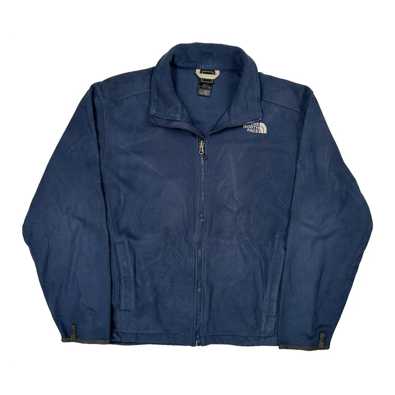 The North Face Fleece Jacket - Large Blue Polyester