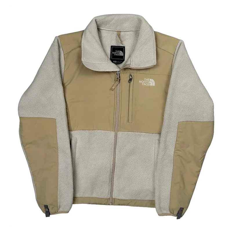 The North Face Denali Fleece Jacket - Small Beige Polyester