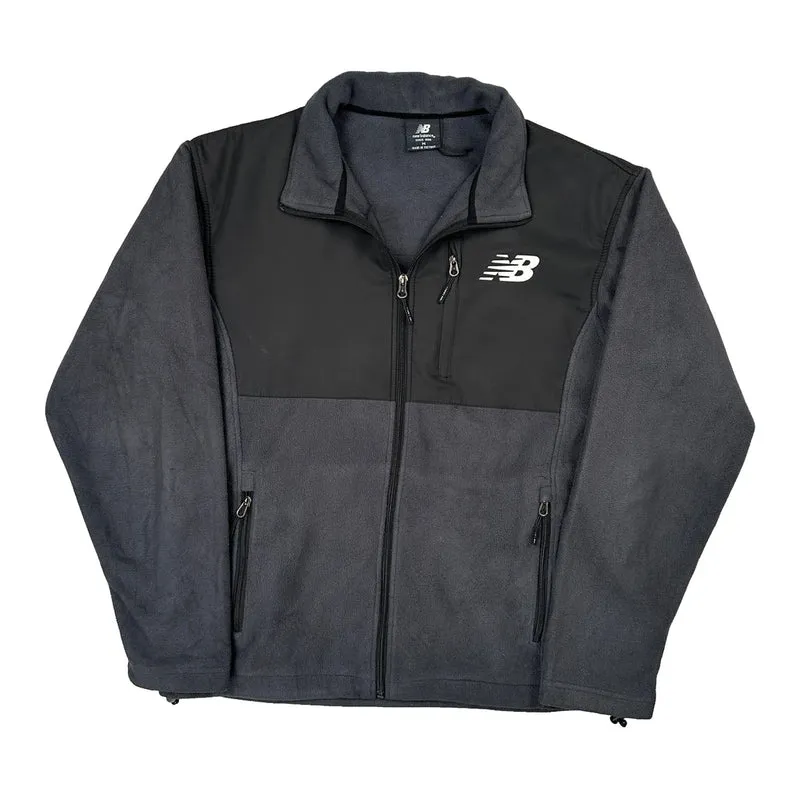 New Balance Fleece Jacket - Medium Gray Polyester