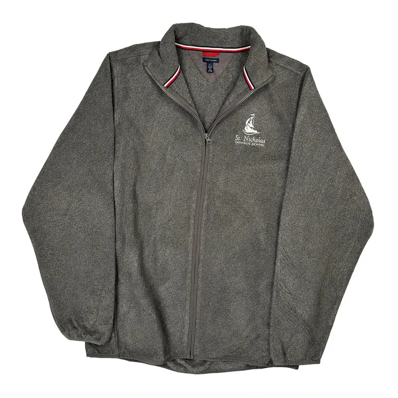 Tommy Hilfiger Fleece - Large Gray Polyester