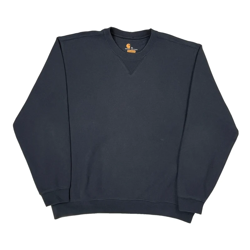 Carhartt Sweatshirt - XL Navy Cotton