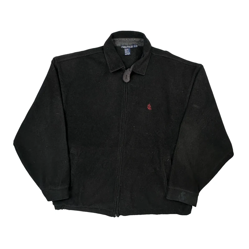 Nautica Fleece Jacket - XL Black Polyester