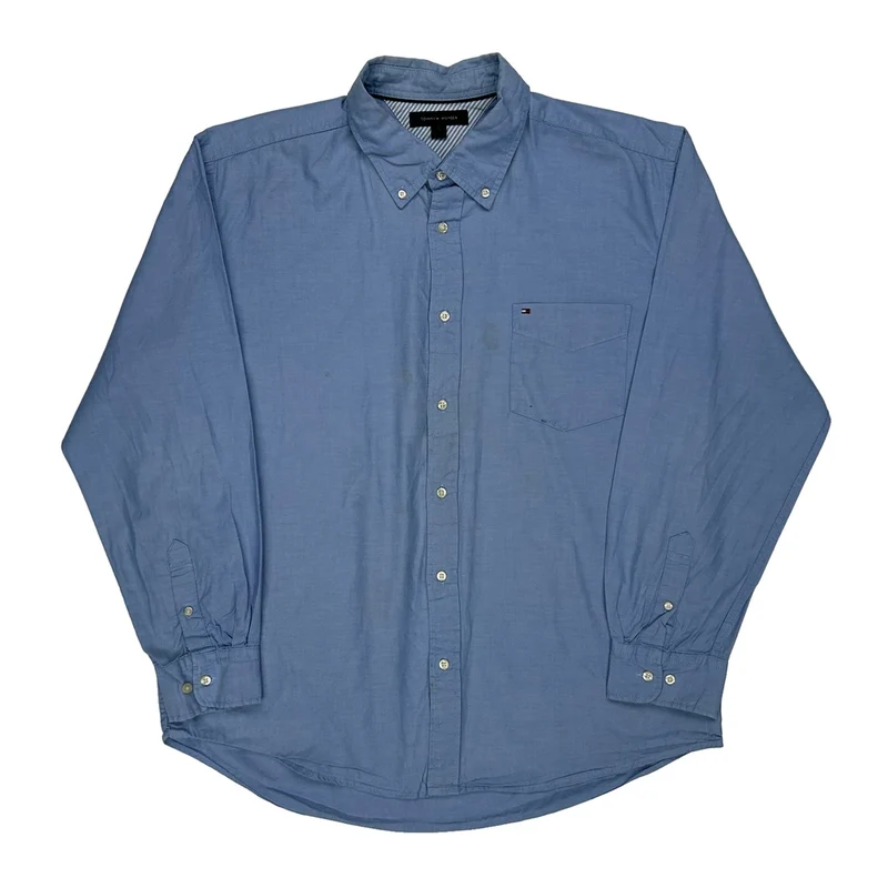 Tommy Hilfiger Shirt - XL Blue Cotton