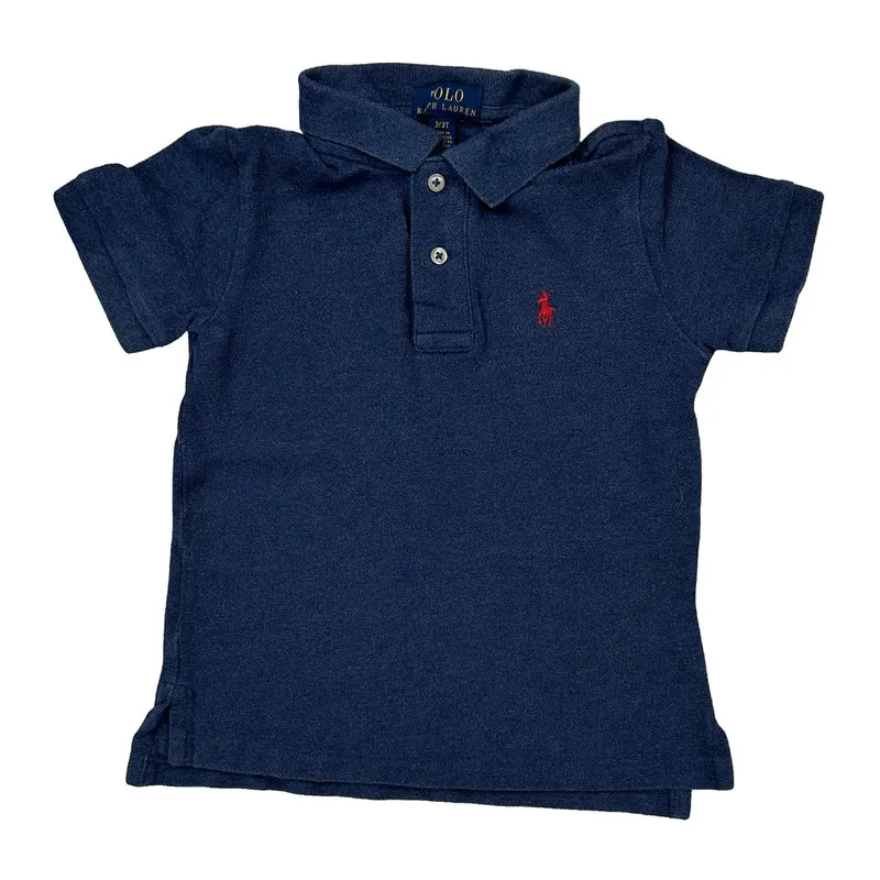 Age 3 Polo By Ralph Lauren Polo Shirt - XS Blue Cotton