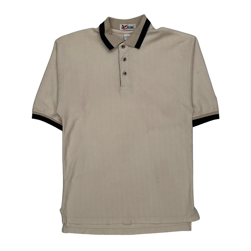 Chase Authentics Polo Shirt - Medium Beige Cotton