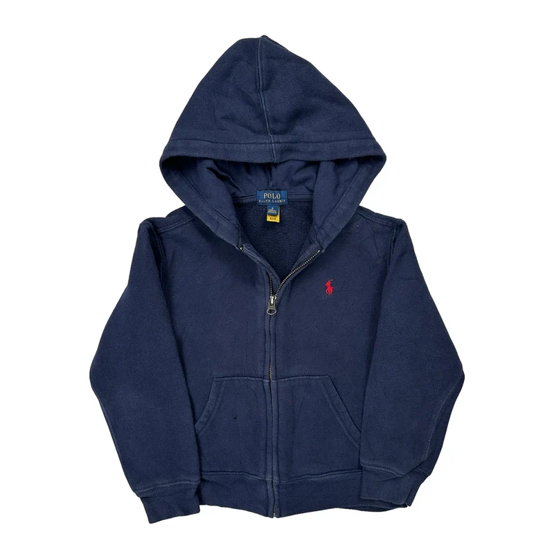 Age 5 Polo By Ralph Lauren Hoodie - Small Navy Cotton