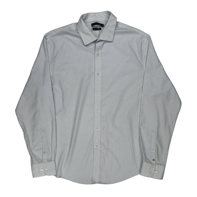 Tommy Hilfiger Checked Shirt - XL Blue Cotton